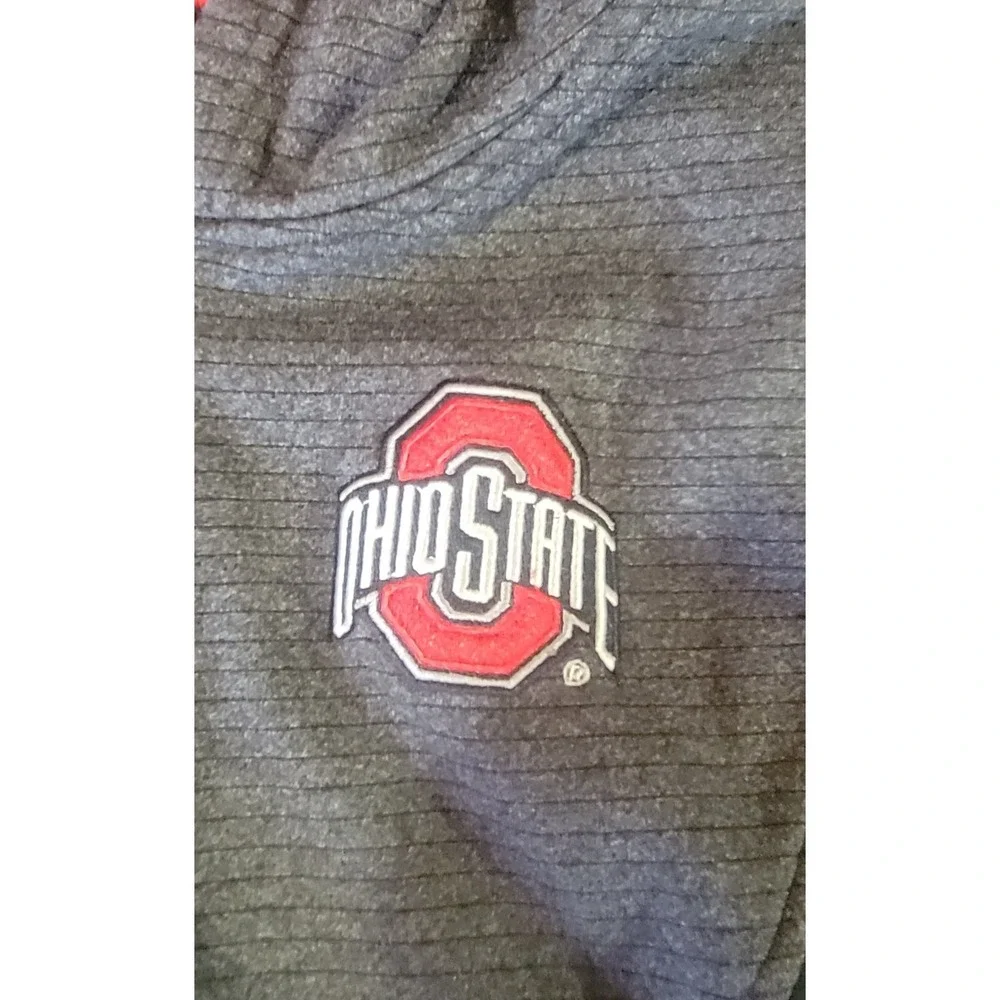 Ohio State Buckeyes Hooded Full Zip Jacket Youth‎ M 8-10 Team Athletics NCAA EUC